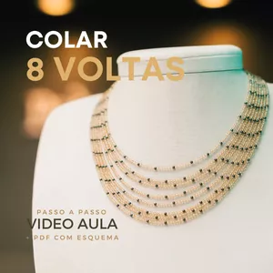 Imagem de capa para o Curso online Curso Colar Semijoia 8 Voltas