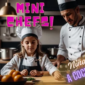 Imagen de portada para Ebook NIÑOS A COCINAR - MINI CHEFS