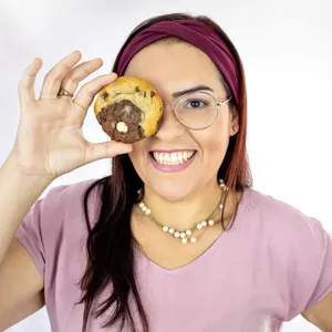 Imagem de capa para o Ebook Doce Negócio dos Cookies: Receitas que Encantam