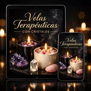 Imagen de portada para Ebook Velas Terapéuticas Con Cristales