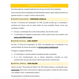 Imagem de capa para o Ebook Direito Constitucional: Acepções, Concepções e Classificações!