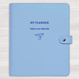 Imagem de capa para o Ebook Planner digital 2024 modelo azul