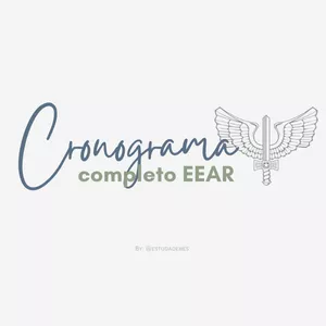 Imagem de capa para o Ebook Cronograma de Estudos Completo EEAR