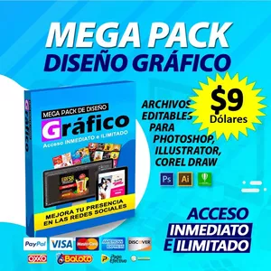 Imagem principal do produto MEGA PACK DISEÑO GRAFICO!!!!