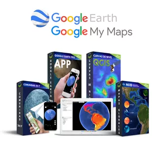 Imagen de portada para Curso online Google Earth PRO + My Maps