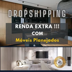 Imagem de capa para o Ebook Segredos Revelados: Dropshipping com Móveis Planejados  Ganhe Dinheiro Extra !!!