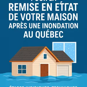 Image de couverture pour le Ebook "Après l’Inondation : Réparer + Gagner du Cash au Québec (Guide 2025)"