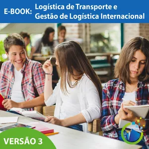 Imagem de capa para o Ebook Logística de Transporte e Gestão de Logística Internacional