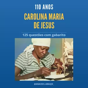 Imagem de capa para o Ebook 110 anos Carolina Maria de Jesus