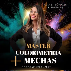 Imagem de capa para o Curso online Master em colorimetria + Mechas Lucrativas (teoria e prática)