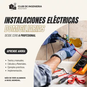 Imagen de portada para Curso online 🔴Curso de Instalaciones Eléctricas + Bombas Solares (Incluye Certificación)