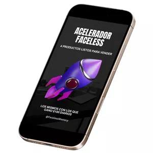 Imagen de portada para Curso online Acelerador Faceless