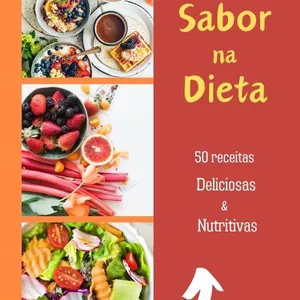 Imagem de capa para o Ebook Sabor na Dieta