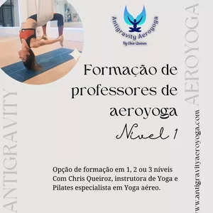 Imagem de capa para o Curso online Formação de professores de Aeroyoga - Nível 1