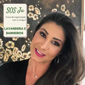 Imagem de SOS JU- Curso de Organização com Ju Aragon- Área de Serviço e Banheiros  criado por Ju Aragon Organizer na hotmart
