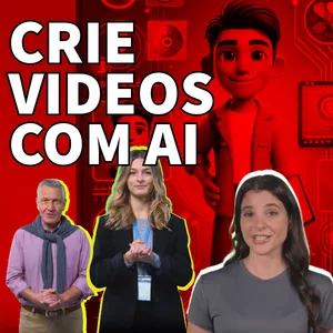 Imagem de capa para o Ebook Crie Vídeos Incríveis com Avatares IA – Simples e Prático