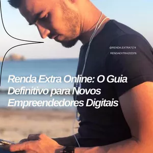 Imagem de capa para o Ebook Renda Extra Online: O Guia Definitivo para Novos Empreendedores Digitais