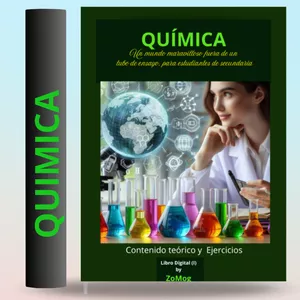 Imagen de portada para Ebook Química: un mundo maravilloso fuera de un tubo de ensayo, para estudiantes de secundaria