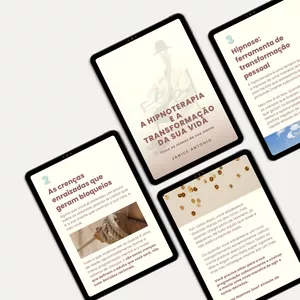 Imagem de capa para o Ebook Hipnoterapia e a transformação da sua vida
