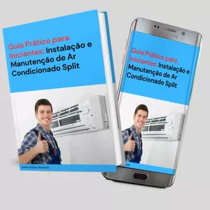 Imagem de capa para o Ebook Guia Prático para Iniciantes: Instalação e Manutenção de Ar Condicionado Split