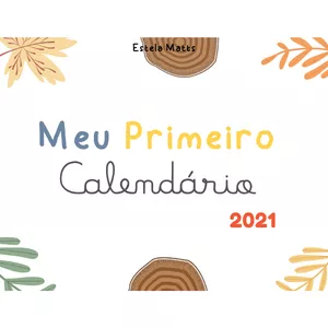 Imagem principal do produto Calendário Infantil - Meu primeiro calendário 2021