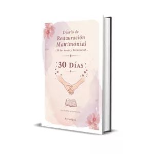 Imagem de capa para o Ebook Diario de Restauración Matrimonial – 30 Días Para Sanar y Reconectar