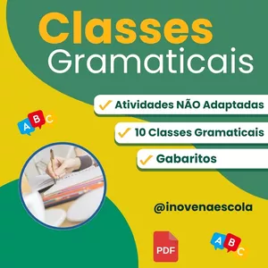 Imagem de capa para o Ebook Classes Gramaticais (NÃO ADAPTADAS)