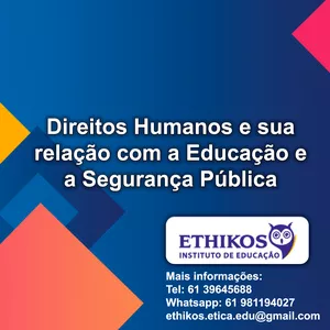 Imagem de capa para o Curso online Direitos Humanos e sua relação com a Educação e a Segurança Pública