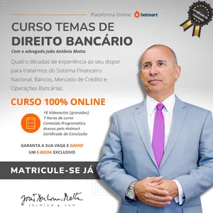 Imagem de capa para o Curso online CURSO TEMAS DE DIREITO BANCÁRIO