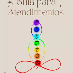 "Guia para ATENDIMENTOS:  Chakras e Cristaloterapia."