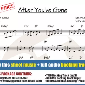 Cover image for Online course After You've Gone (Sheet Music + Backing Tracks)