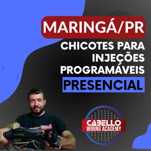 Imagem de capa para o Evento online Presencial - Maringá/PR: Chicotes para Injeções Programáveis