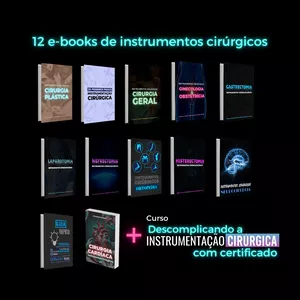 Imagem de capa para o Curso online COMBO DE 12 EBOOKS + CURSO DE ATUALIZAÇÃO DE INSTRUMENTAÇÃO CIRÚRGICA