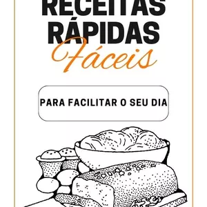 Imagem de capa para o Ebook E-book com 10 receitas fáceis e práticas de serem feitas