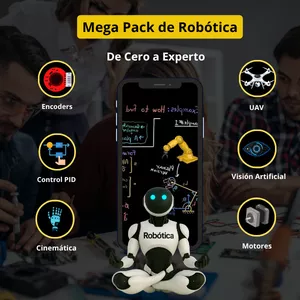 Imagen de portada para Ebook Mega Pack de Robótica: Domina desde Cero hasta el Nivel Avanzado