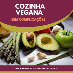 Imagem de capa para o Ebook Cozinha Vegana sem complicações
