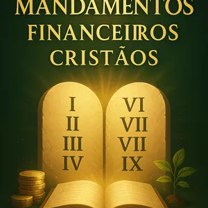 Imagem de capa para o Ebook Manual- Os 10 Mandamentos Financeiros Cristãos