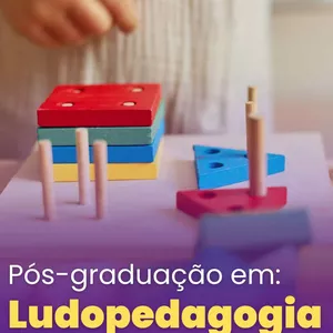 Imagem de capa para o Curso online Pós-graduação em Ludopedagogia - 360h