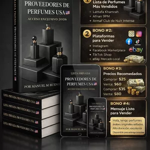 Imagen de portada para Ebook Lista Privada de Proveedores de Perfumes USA 🇺🇸 | Acceso Exclusivo 2026