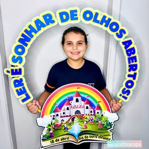 Imagem de capa para o Ebook Bambolê dia do livro infantil