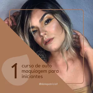 Imagem de capa para o Curso online Curso Auto Maquiagem Para Iniciantes 