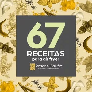 Imagem de capa para o Ebook 67 Receitas para Air fryer