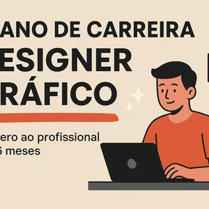 Imagem de capa para o Ebook 🎯 Plano de Carreira — Designer Gráfico (Do Zero ao Profissional)
