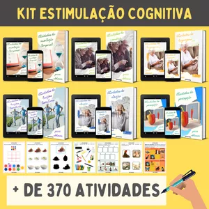 Imagem do curso KIT ESTIMULAÇÃO COGNITIVA PARA IDOSOS​