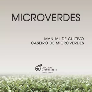 Imagem de capa para o Ebook Manual para Cultivo Caseiro de Microverdes