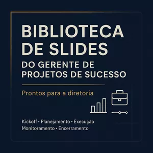 Imagem de capa para o Curso online Biblioteca de Slides do Gerente de Projetos de Sucesso