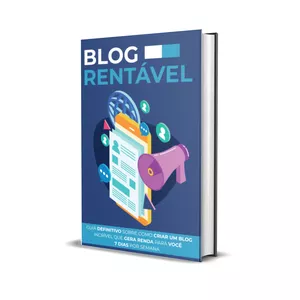 Imagem de capa para o Ebook Blog Rentável - Ebook