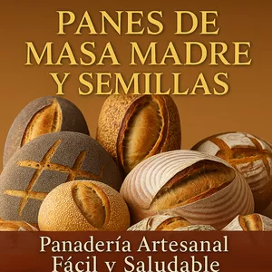 Imagen de portada para Ebook Panes de Masa Madre y Semillas: Panadería Artesanal Fácil y Saludable