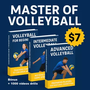 Cover image for Ebook MASTER OF VOLLEYBALL with +1000 exercises in video