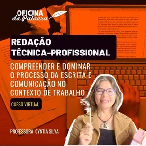 Imagem de capa para o Curso online REDAÇÃO TÉCNICA-ADMINISTRATIVA